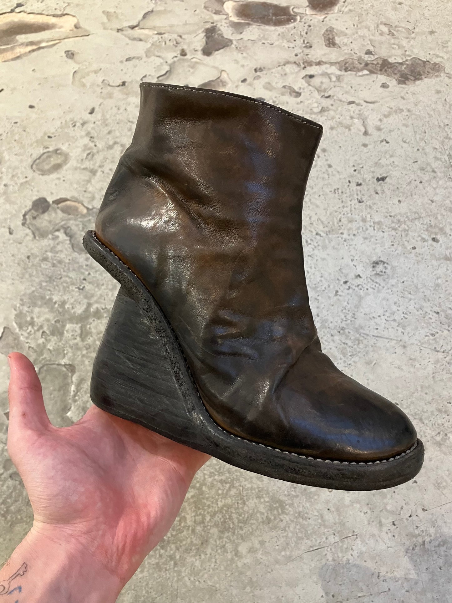 Guidi 6006 Reverse Wedge Heels