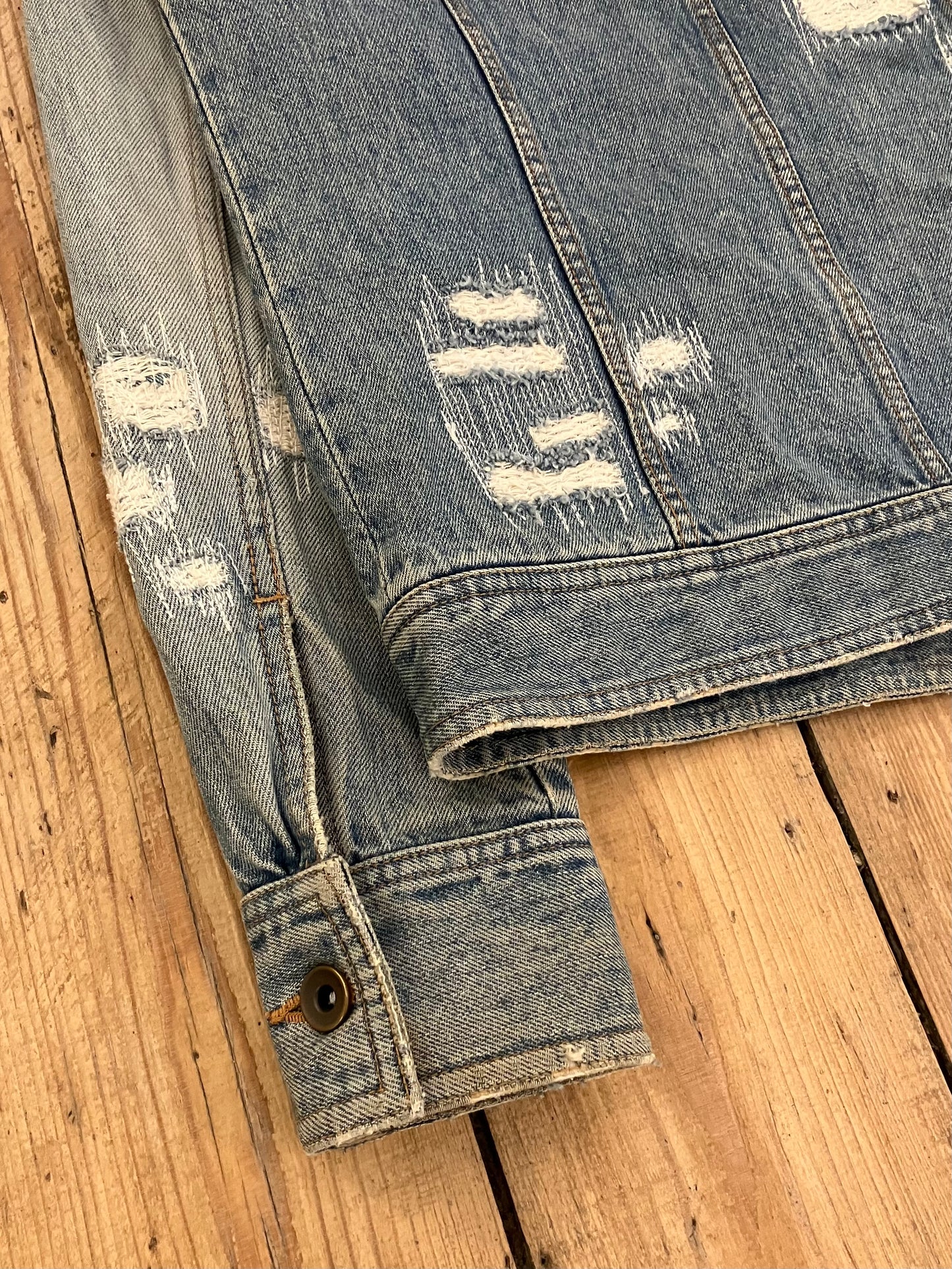 Shellac Ripped Denim Jacket