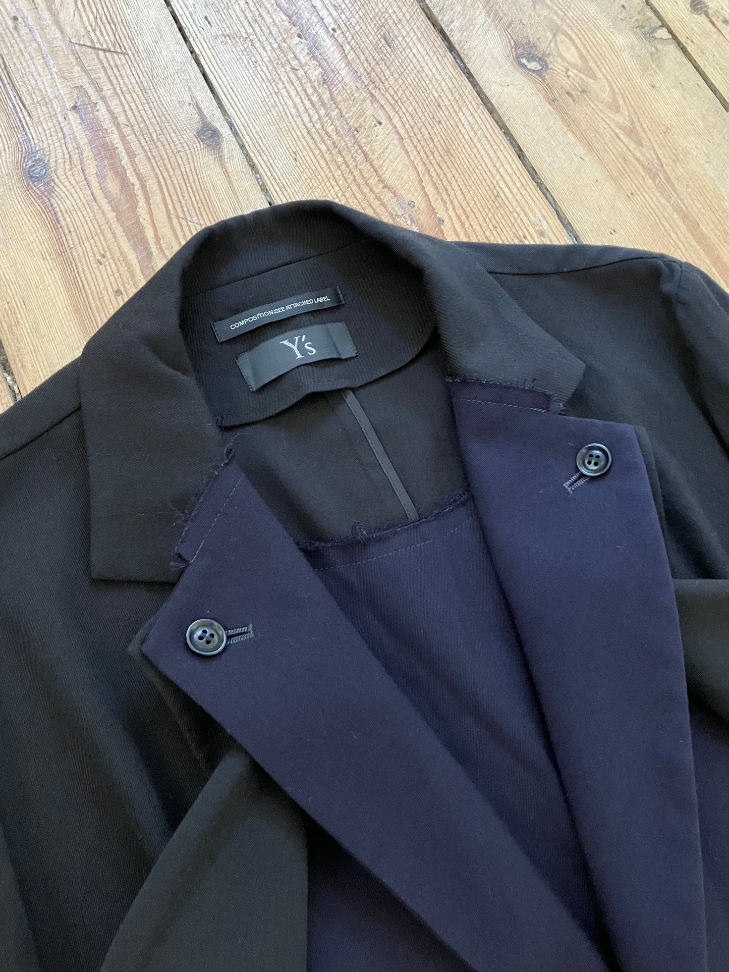 Y’s by Yamamoto 2 Layers Blazer