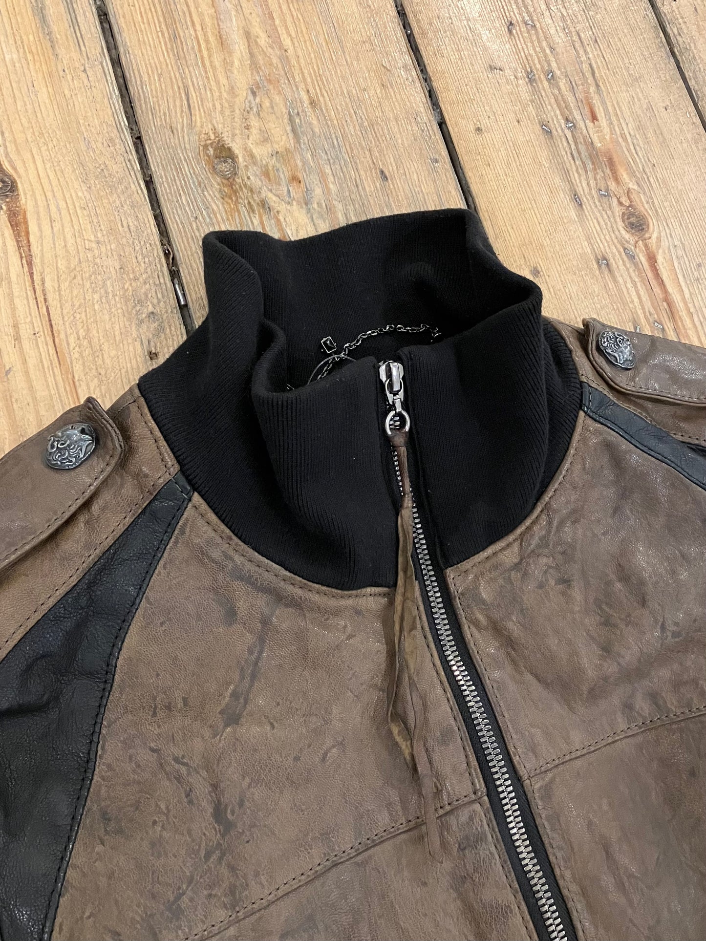 SCHORL by Kazuhisa Komura Sheepskin Leather Jacket