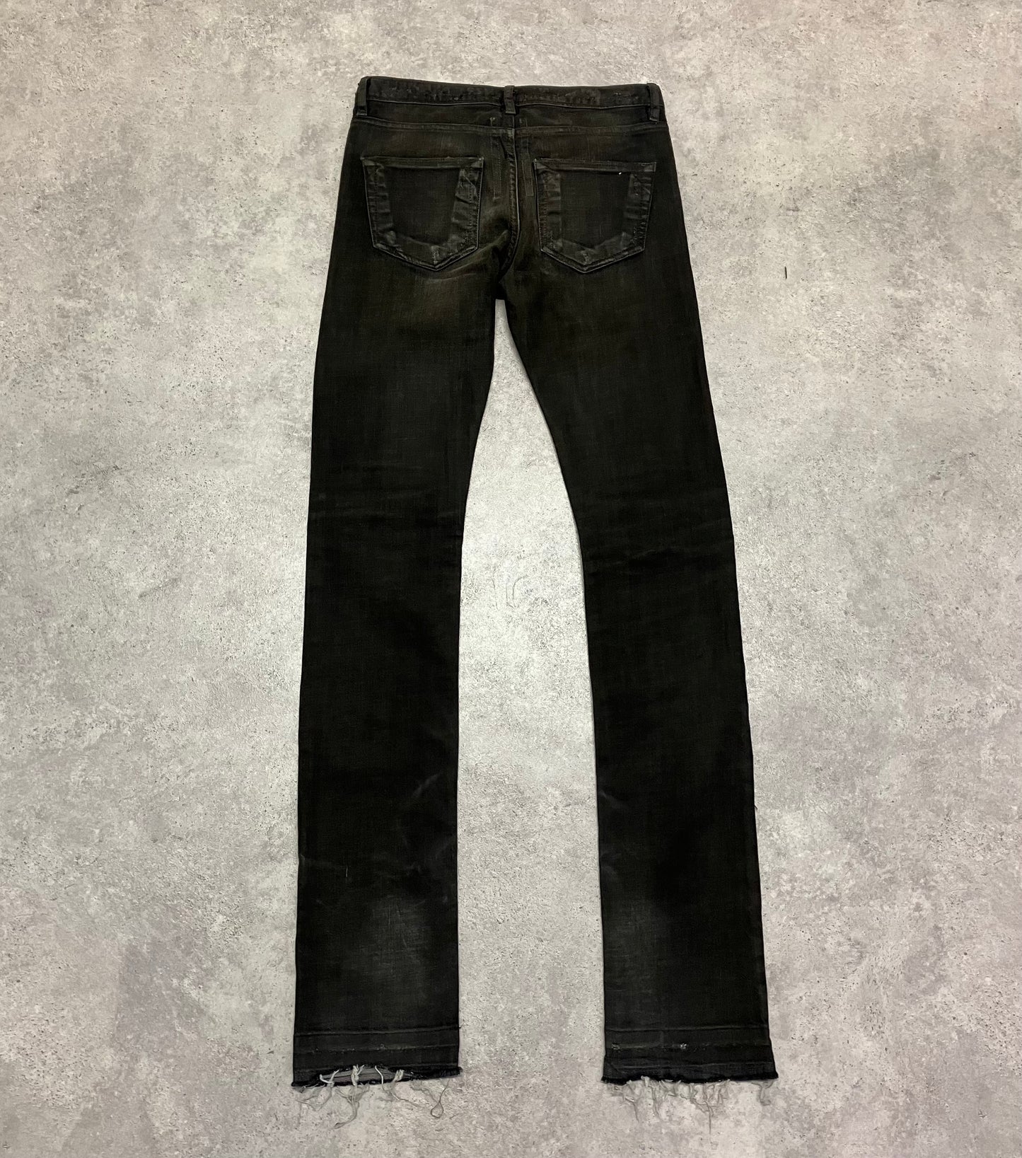 Rick Owens Olmar and Mirta Washed and Destroyed Skinny Jeans