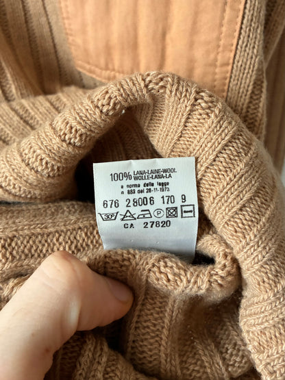 Helmut Lang AW1997 Ribbed Wool Military Knit