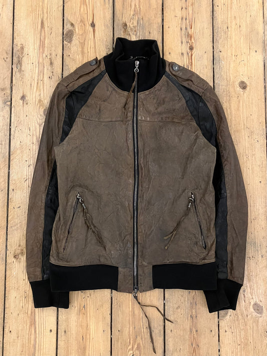 SCHORL by Kazuhisa Komura Sheepskin Leather Jacket