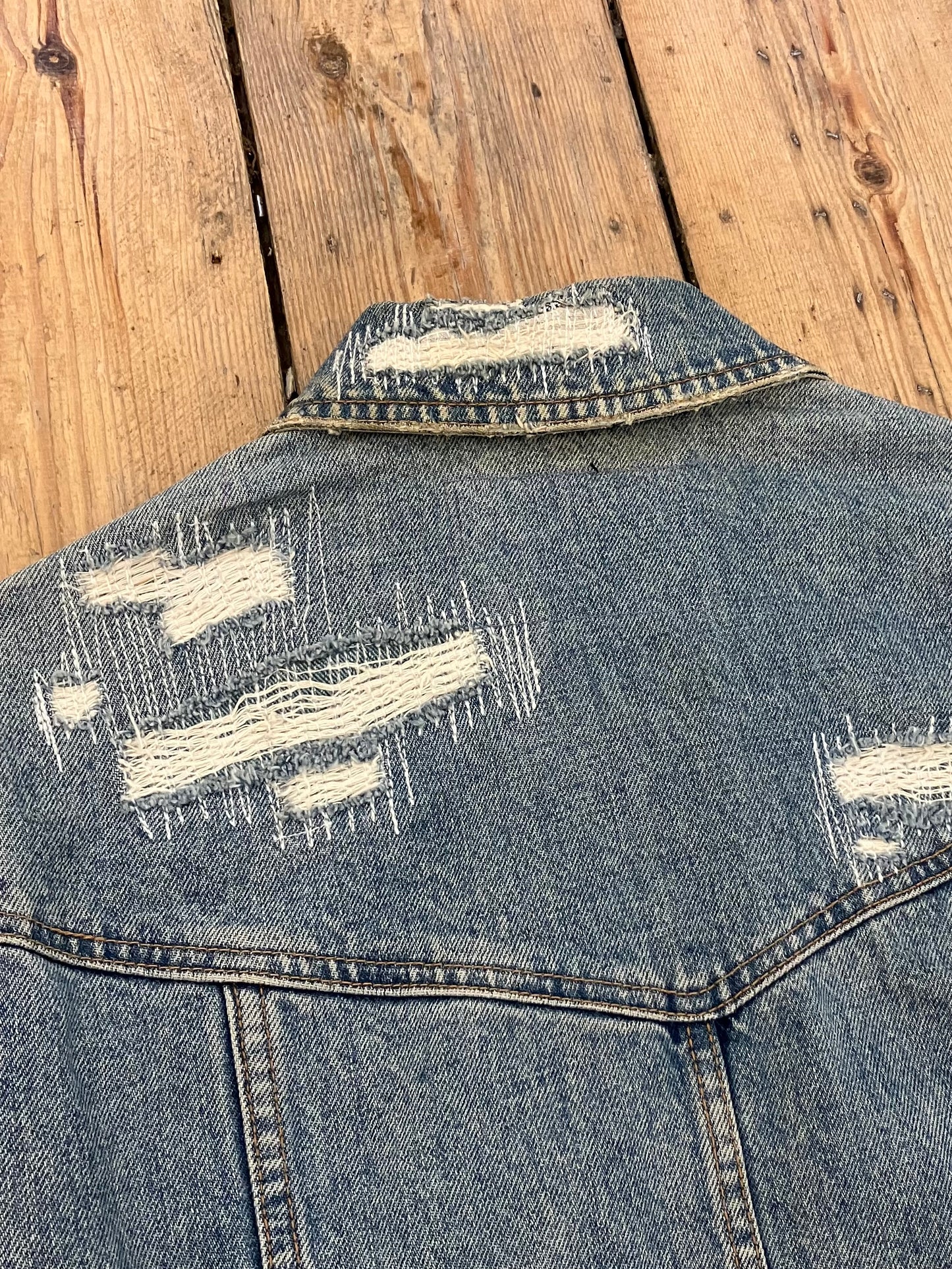 Shellac Ripped Denim Jacket