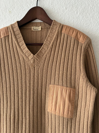 Helmut Lang AW1997 Ribbed Wool Military Knit
