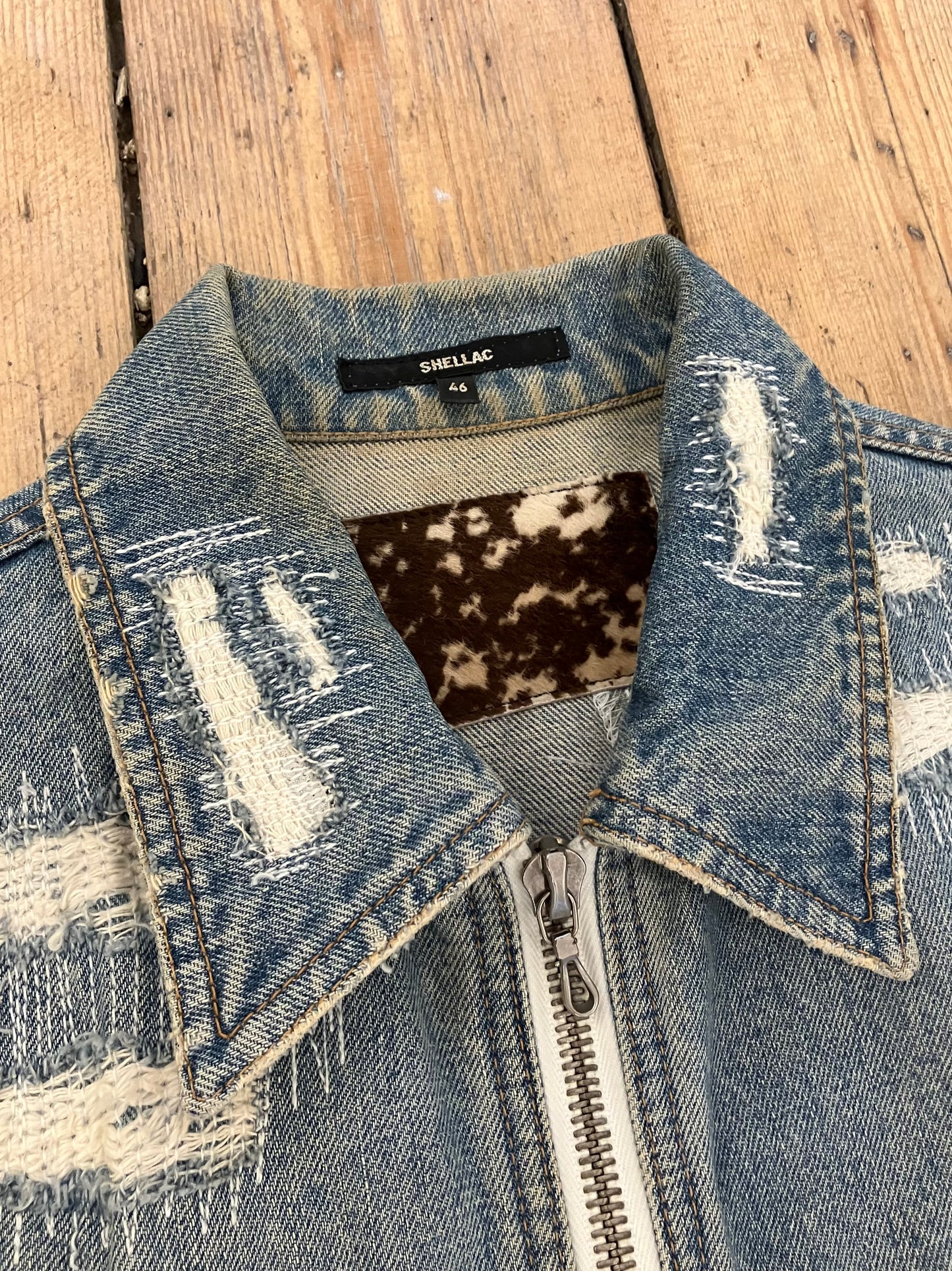 Shellac Ripped Denim Jacket