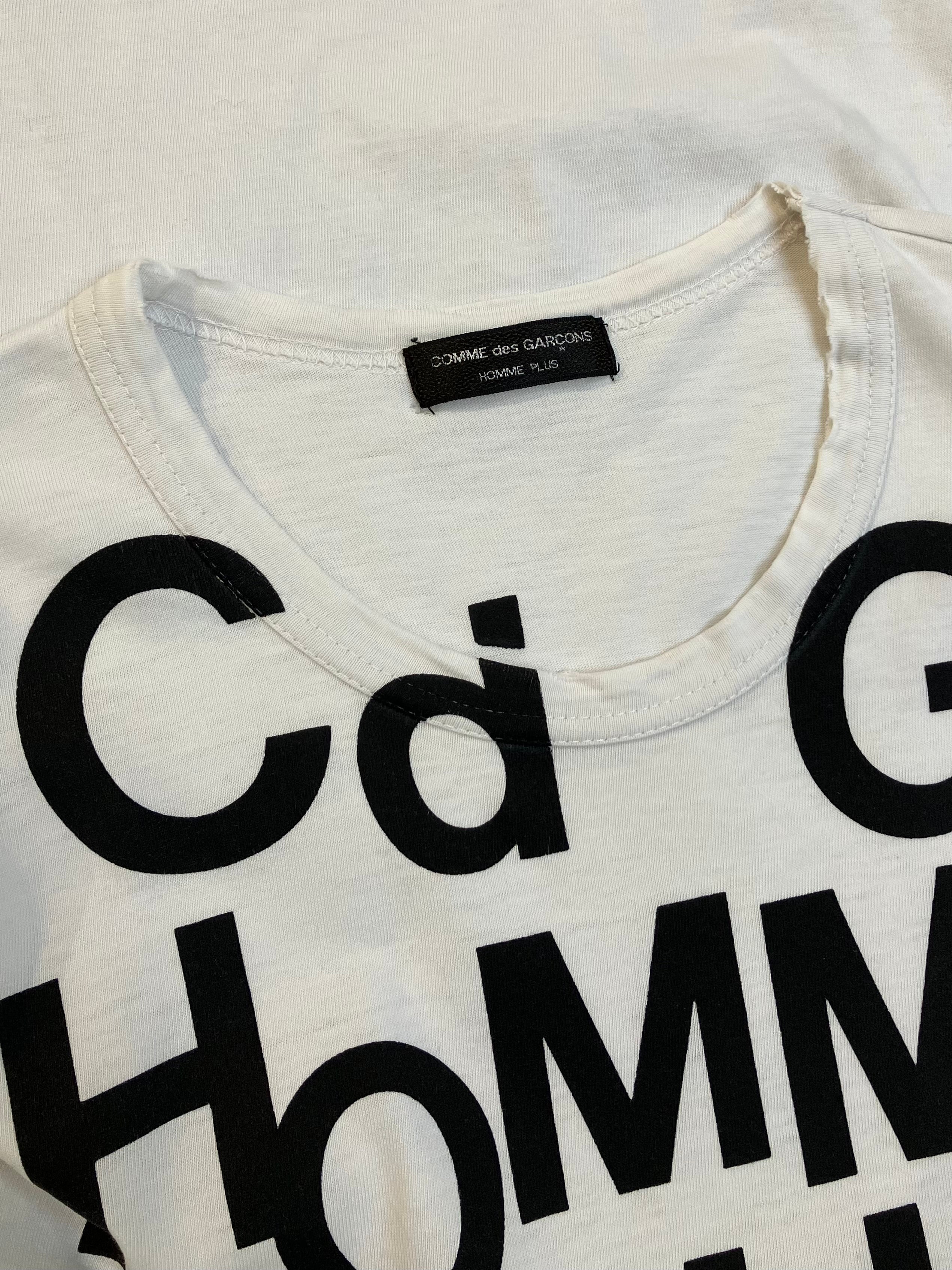 COMME des GARCONS HOMME　PLUS 半袖ロゴT COMME des GARCONS HOMME』 LOGO TEE（Tシャツ/カットソー
