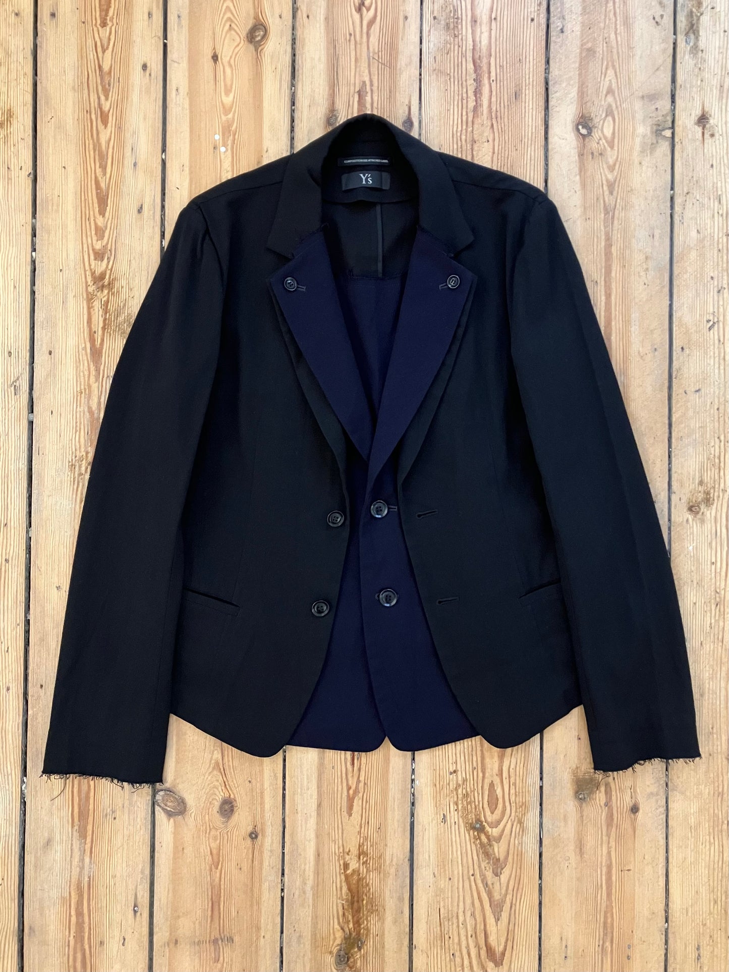 Y’s by Yamamoto 2 Layers Blazer