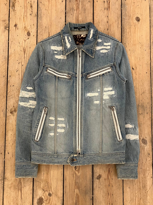 Shellac Ripped Denim Jacket