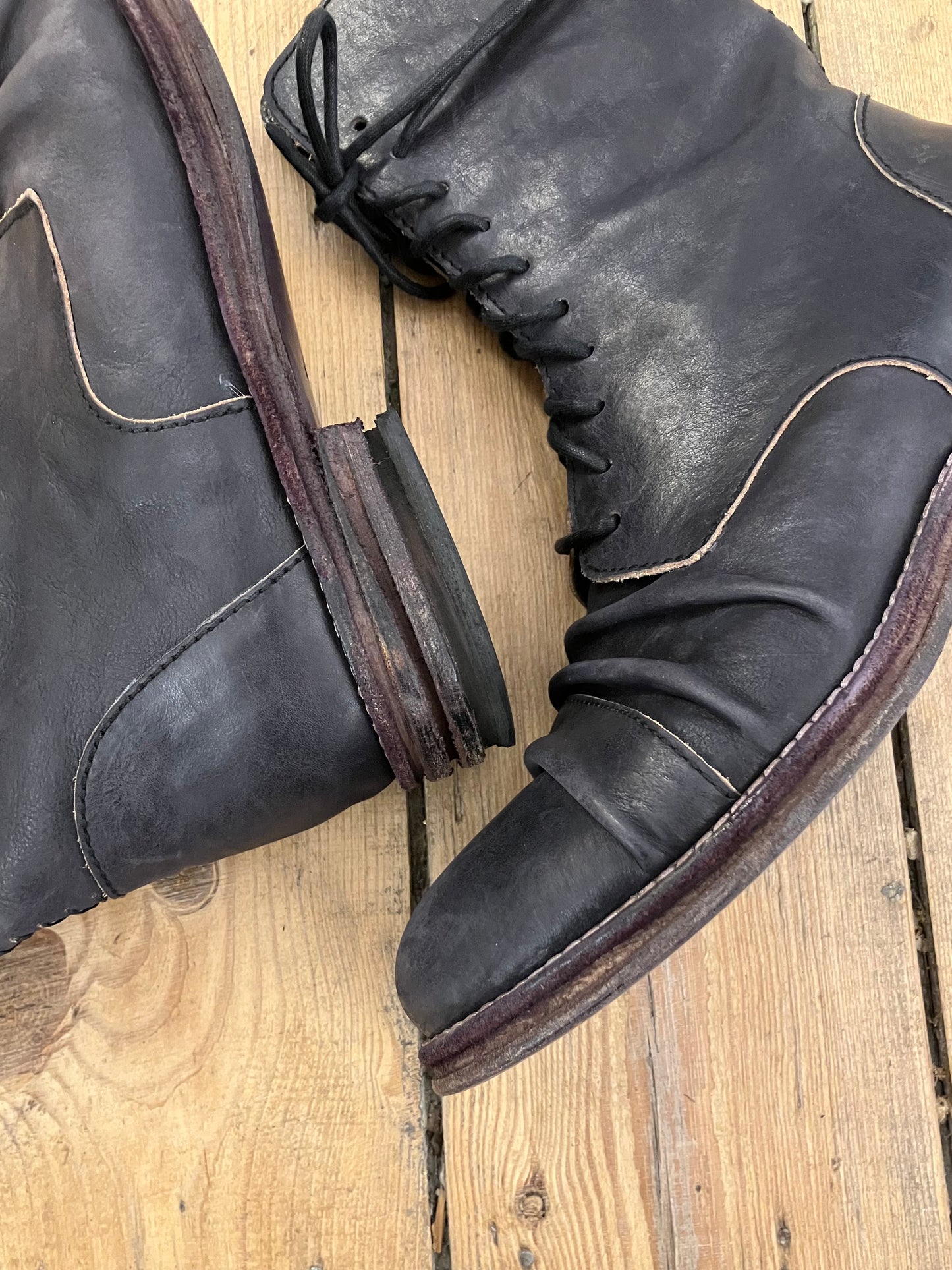 Jacques Morgan Leather Boots