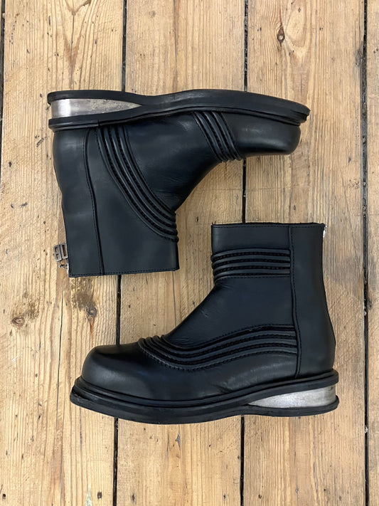 90’s Dirk Bikkembergs Metal Heel Zipped Boots