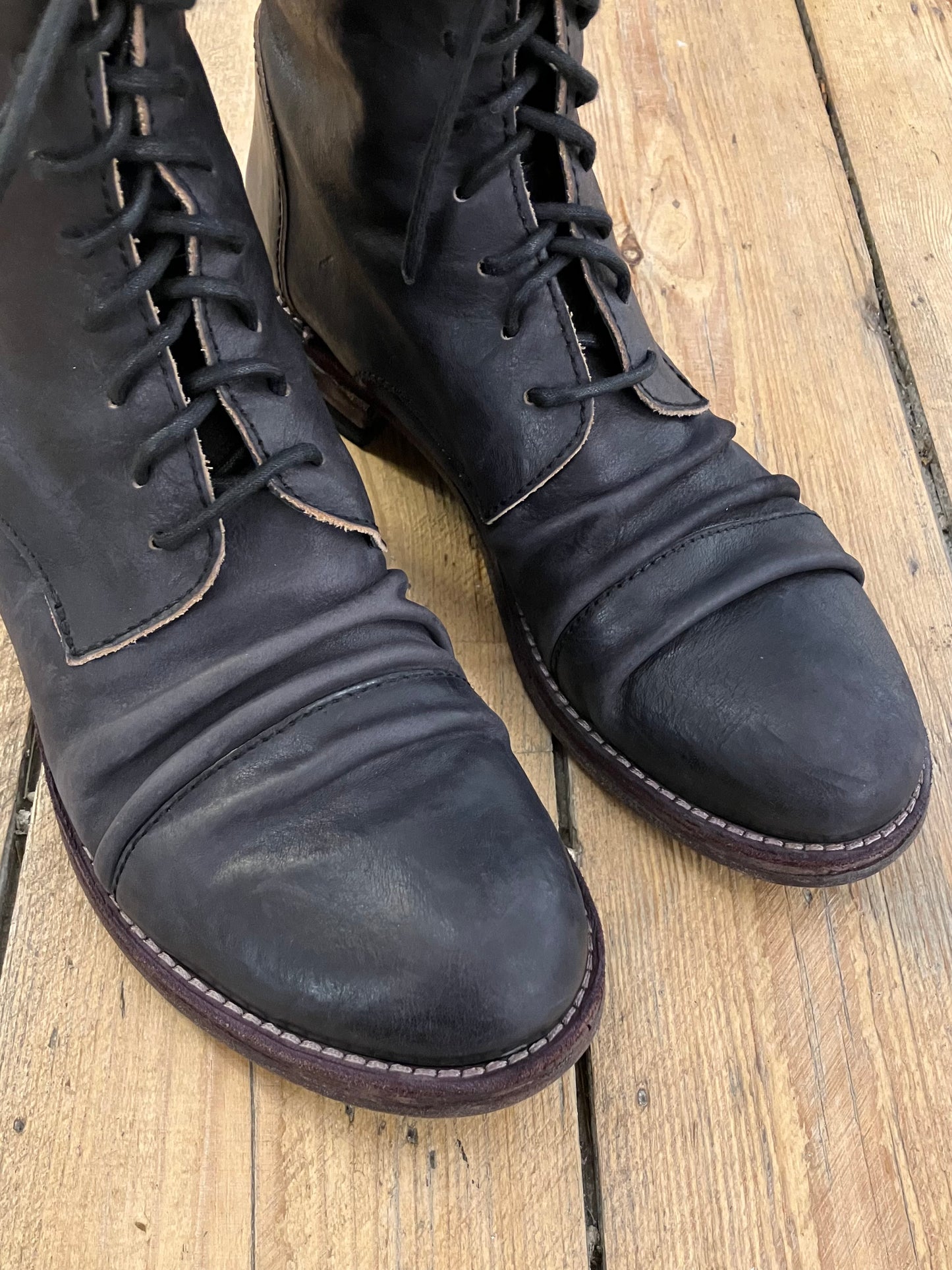 Jacques Morgan Leather Boots