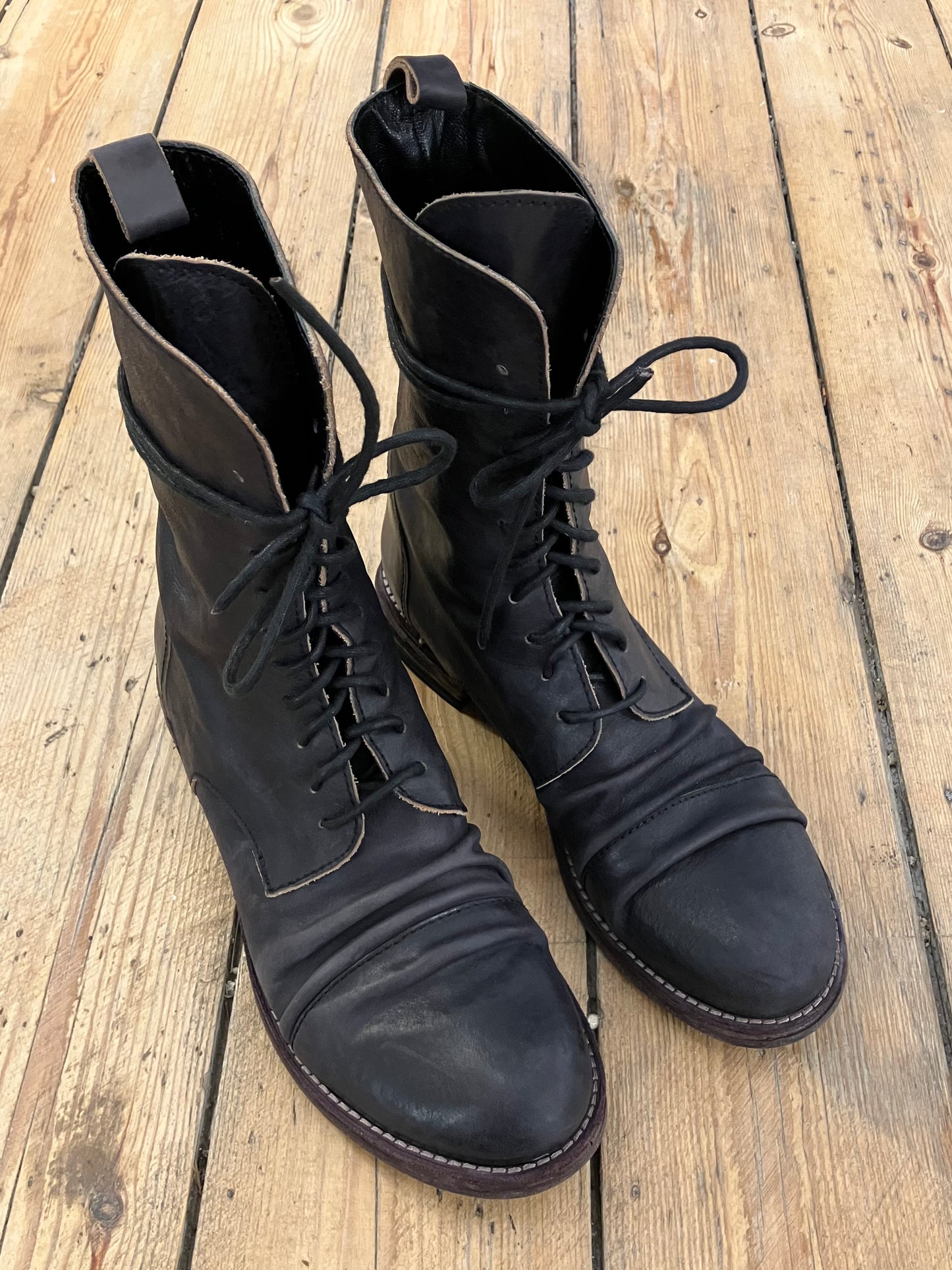 Jacques Morgan Leather Boots