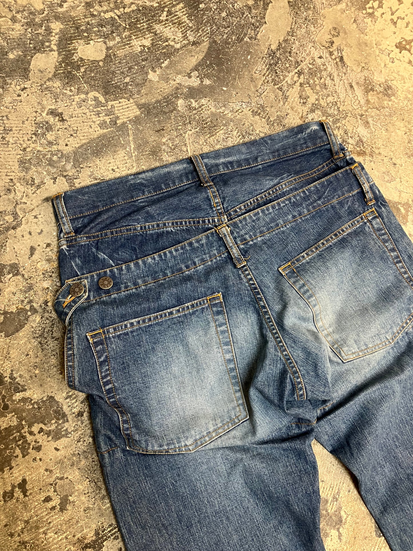 Cabane de Zucca Double Waist Bucket Jeans