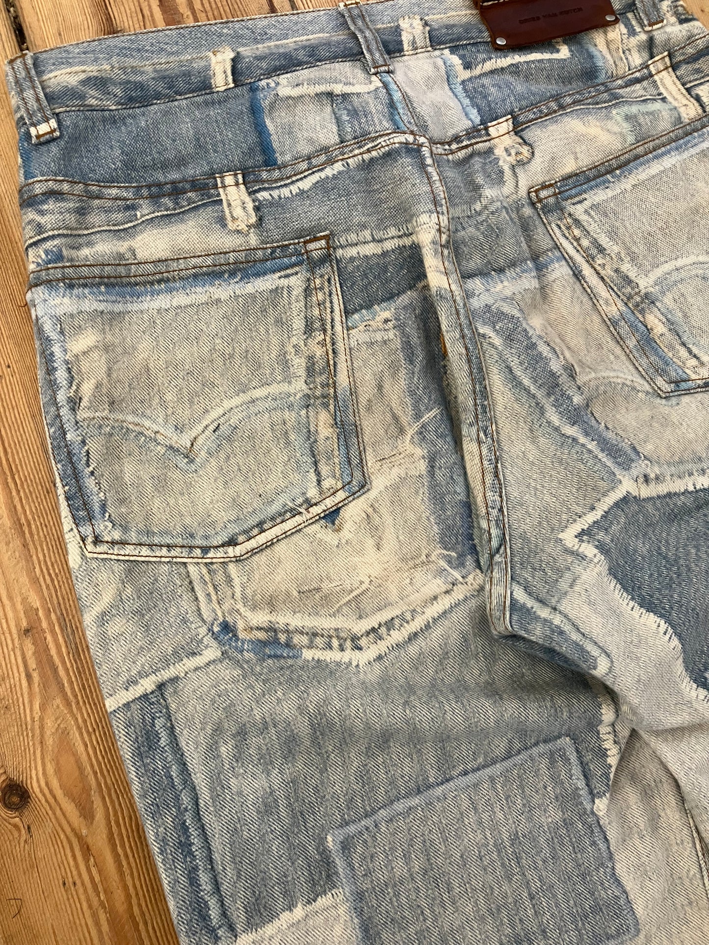 Dries Van Noten Scab Trompe L’œil Jeans