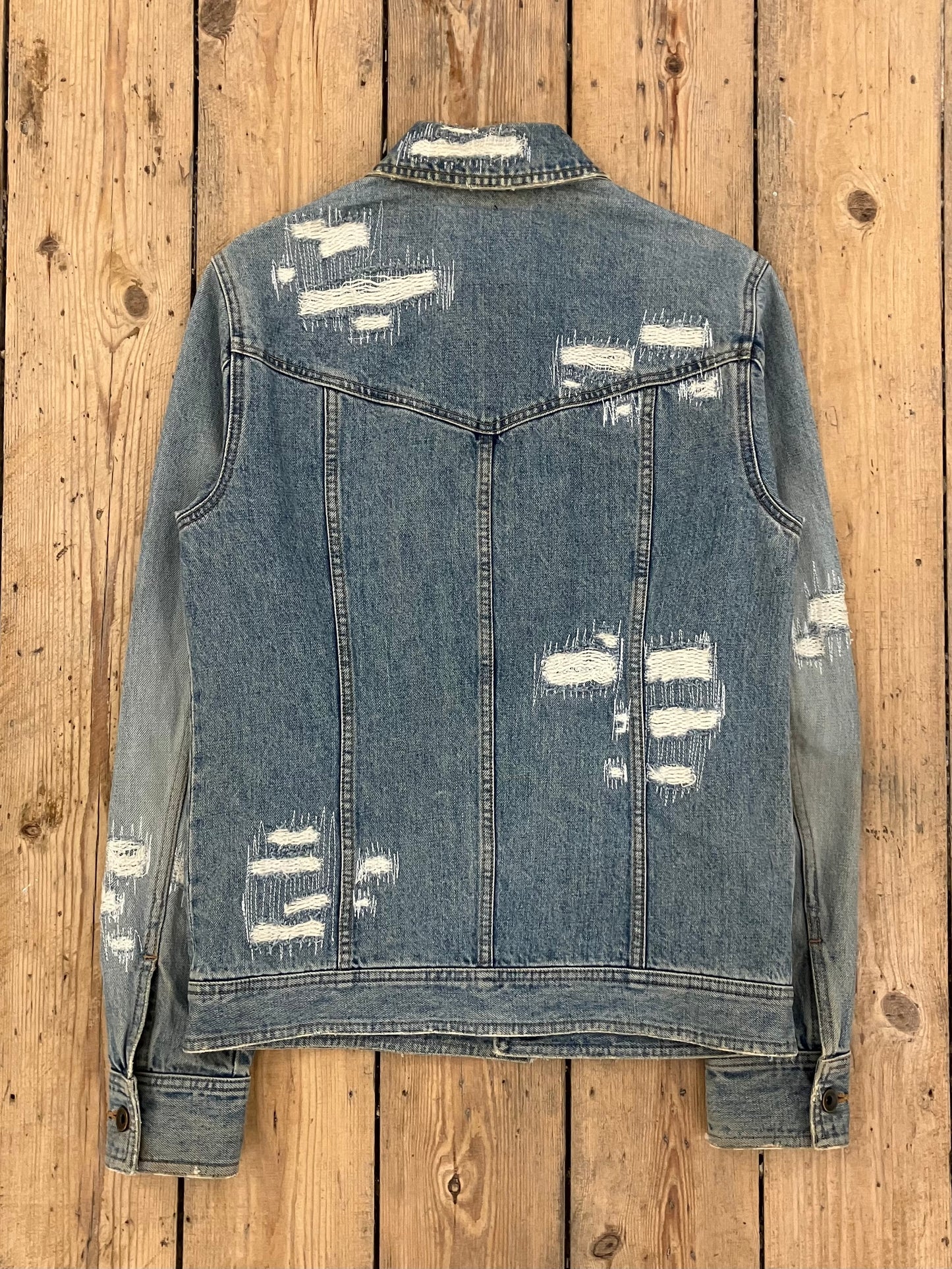 Shellac Ripped Denim Jacket