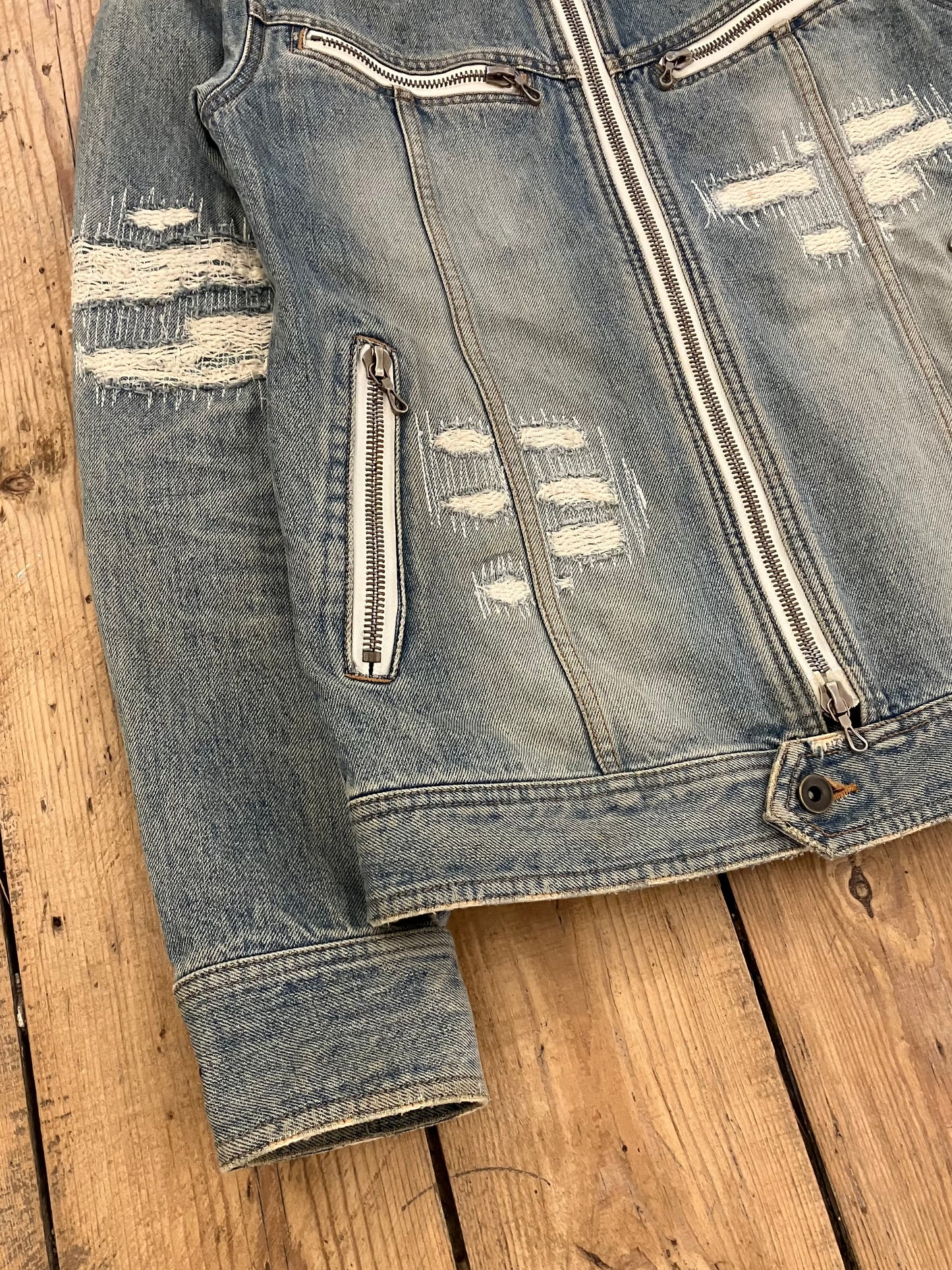 Shellac Ripped Denim Jacket