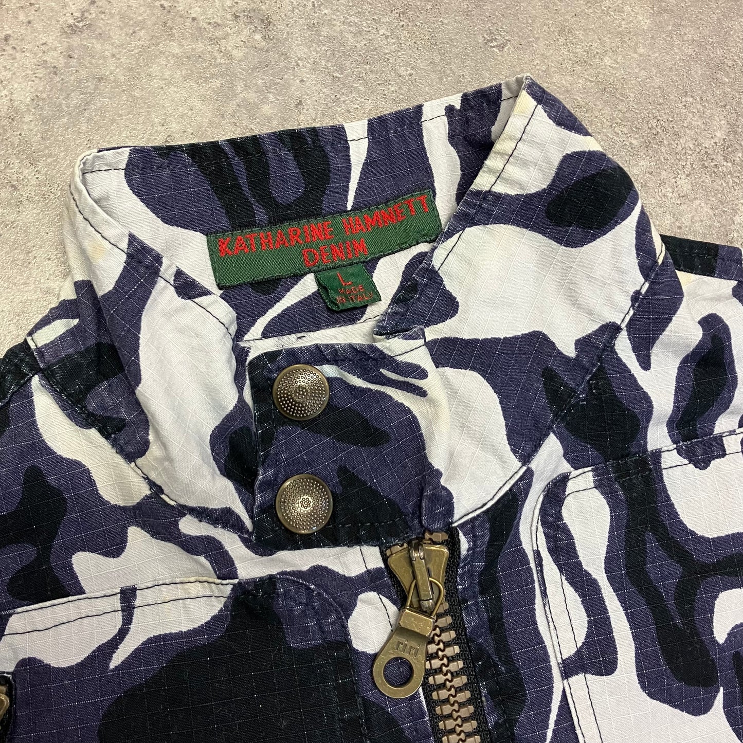 90’s Katharine Hamnett Tactical Camo Vest