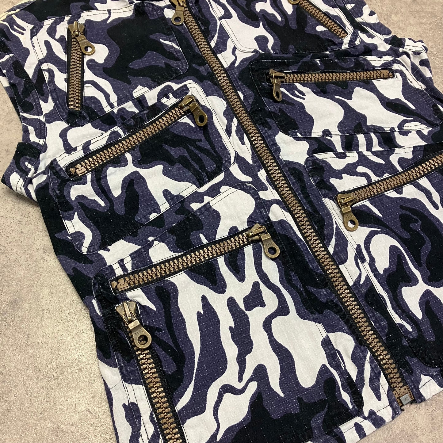 90’s Katharine Hamnett Tactical Camo Vest