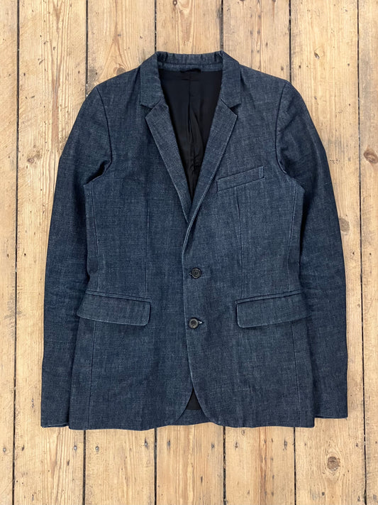 BLESS nº52 "Present Perfect Continuous" Indigo Heavy Denim Blazer