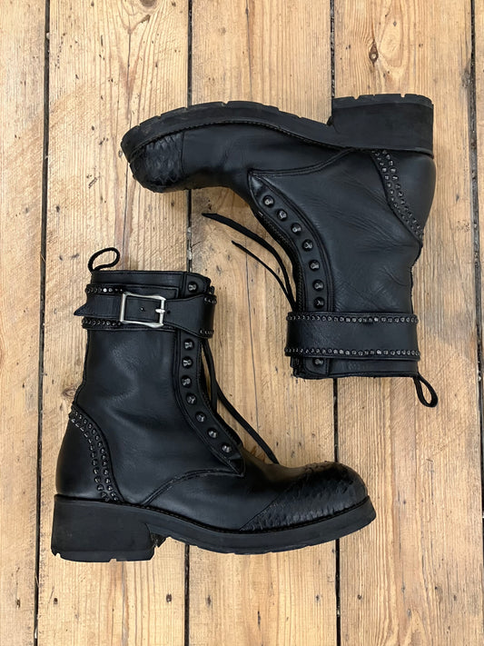 KMRii Front Zip Combat Boots