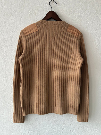 Helmut Lang AW1997 Ribbed Wool Military Knit
