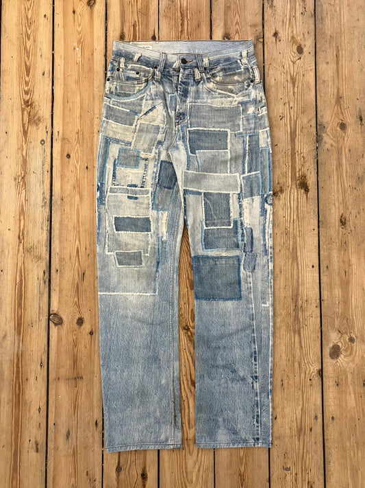 Dries Van Noten Scab Trompe L’œil Jeans