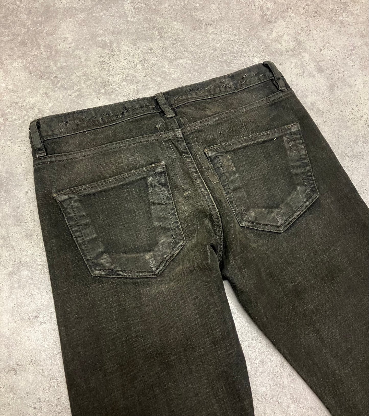 Rick Owens Olmar and Mirta Washed and Destroyed Skinny Jeans