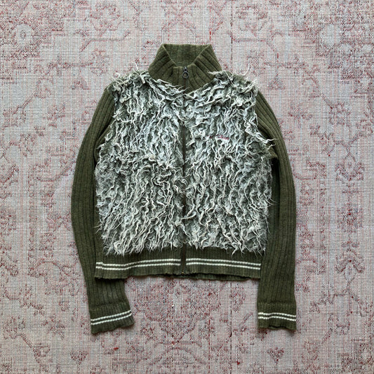 Hairy Zip Knit