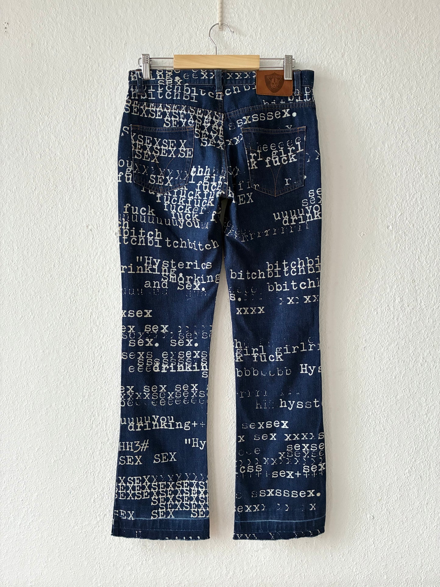 Hysteric Glamour Typewriter Jeans