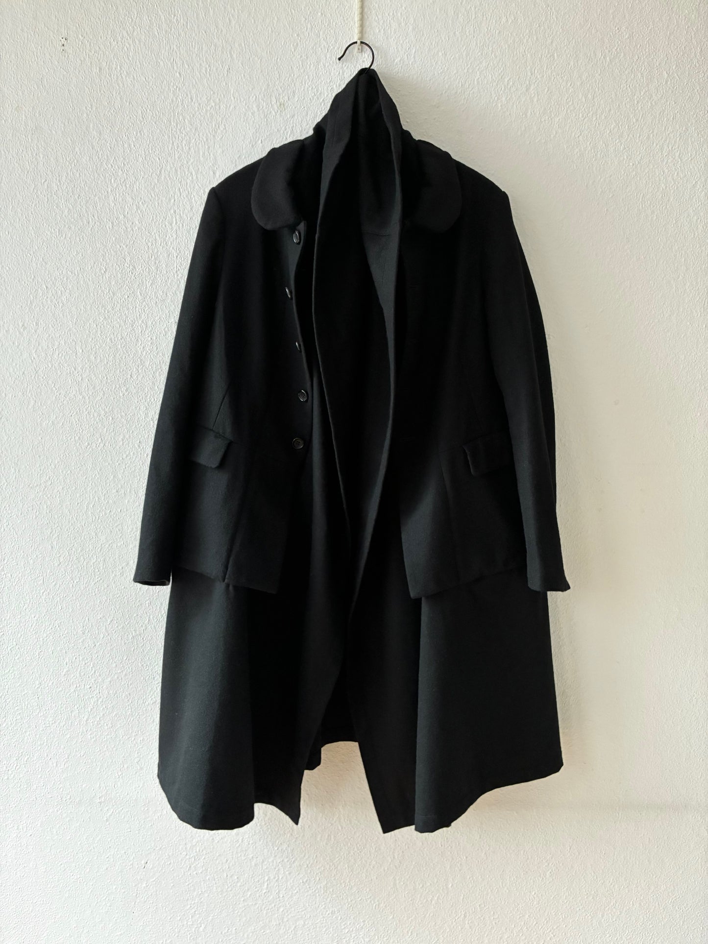 Comme des Garçons Comme des Garçons AW2012 Destructured Wool Coat