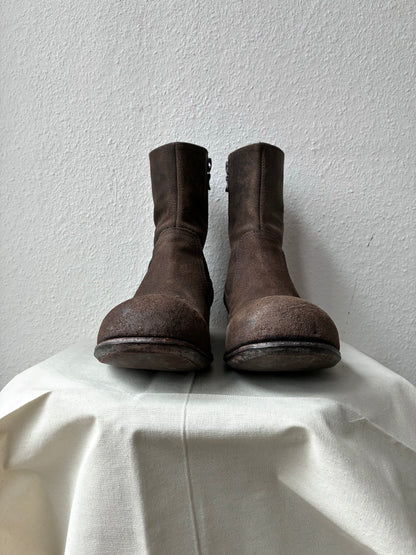 ATTACHMENT Split Leather Ankle Boots