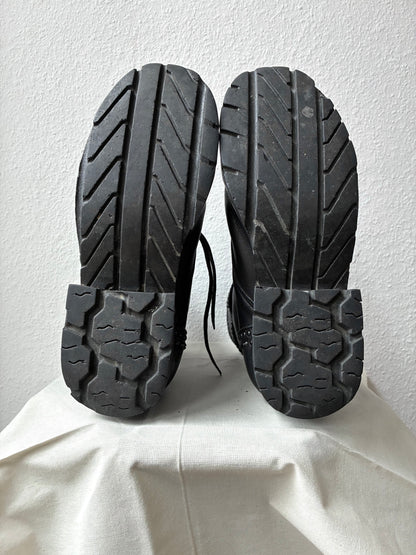 KMRii Front Zip Studded Combat Boots