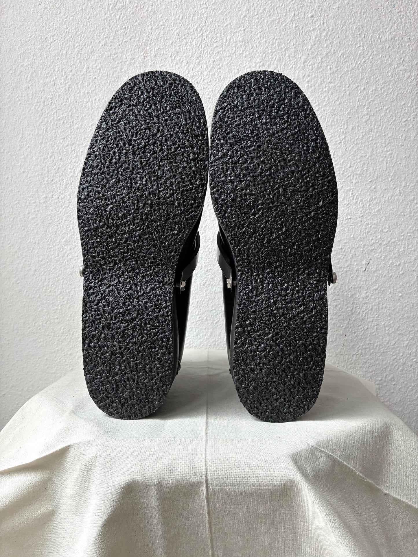 Dirk Bikkembergs SS1996 Metal Strap Ankle Boots