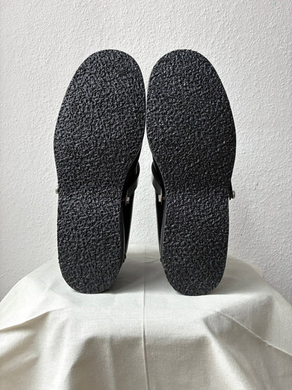 Dirk Bikkembergs SS1996 Metal Strap Ankle Boots