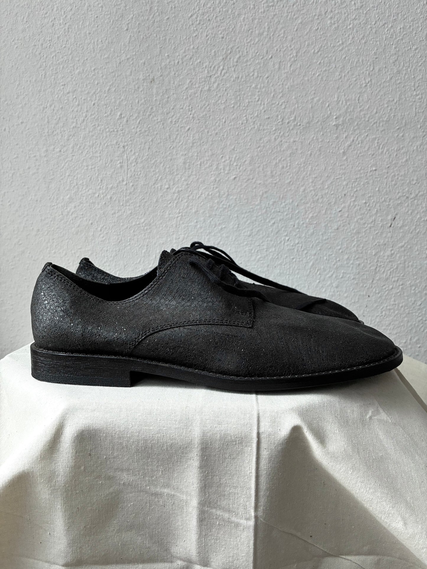 Junya Watanabe AW2004 Glittering Leather Derbies