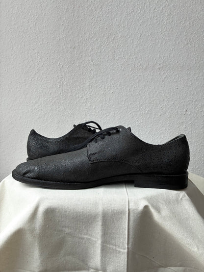 Junya Watanabe AW2004 Glittering Leather Derbies