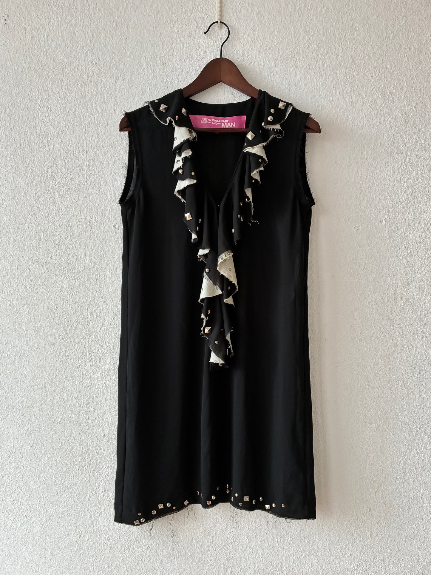 Junya Watanabe Pink Label SS3003 Studded Ruffles Dress/Long Top