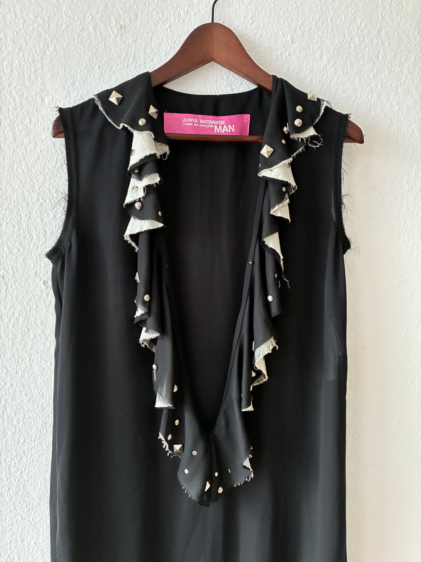 Junya Watanabe Pink Label SS3003 Studded Ruffles Dress/Long Top