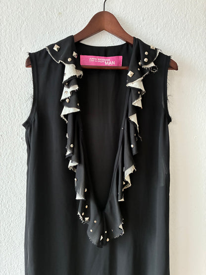 Junya Watanabe Pink Label SS3003 Studded Ruffles Dress/Long Top