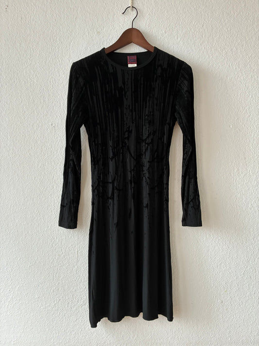 Jean Paul Gaultier AW1998 Velvet Blood Dress