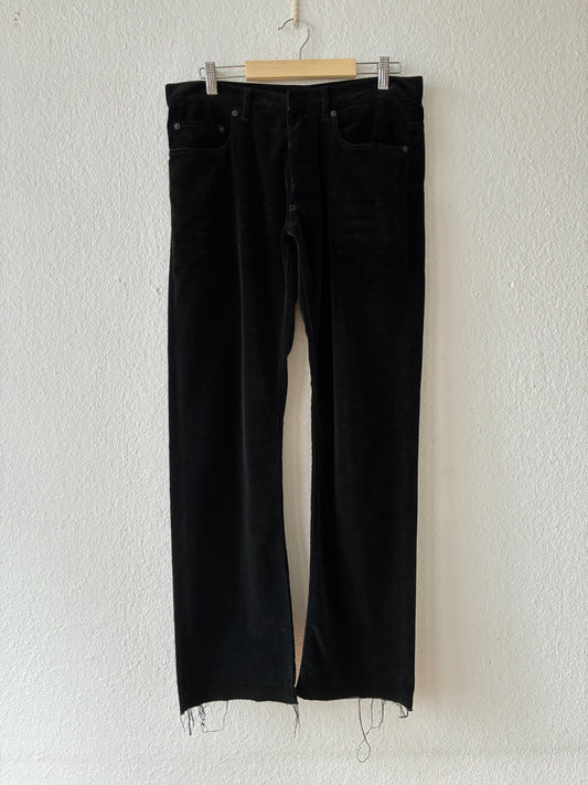 Dior Homme AW2005 Velvet Flared Pants