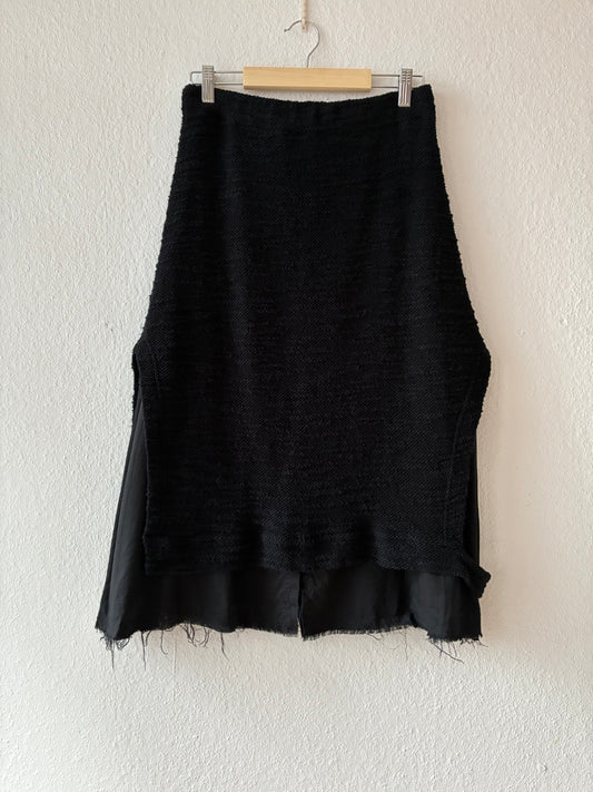 Pal Offner Distressed 2 Layers Skirt