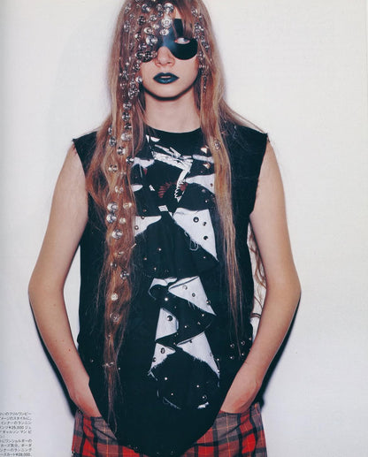 Junya Watanabe Pink Label SS3003 Studded Ruffles Dress/Long Top