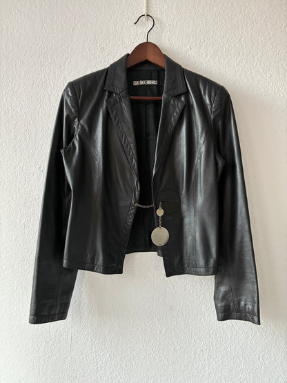 Dirk Bikkembergs SS2004 Leather Blazer