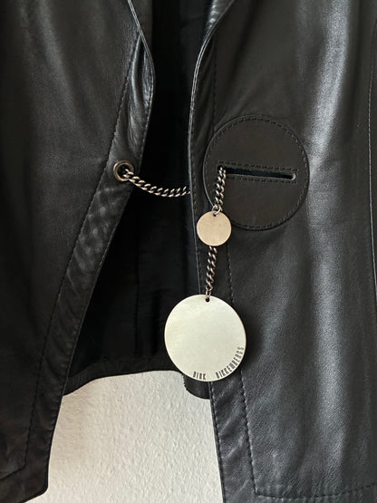 Dirk Bikkembergs SS2004 Leather Blazer