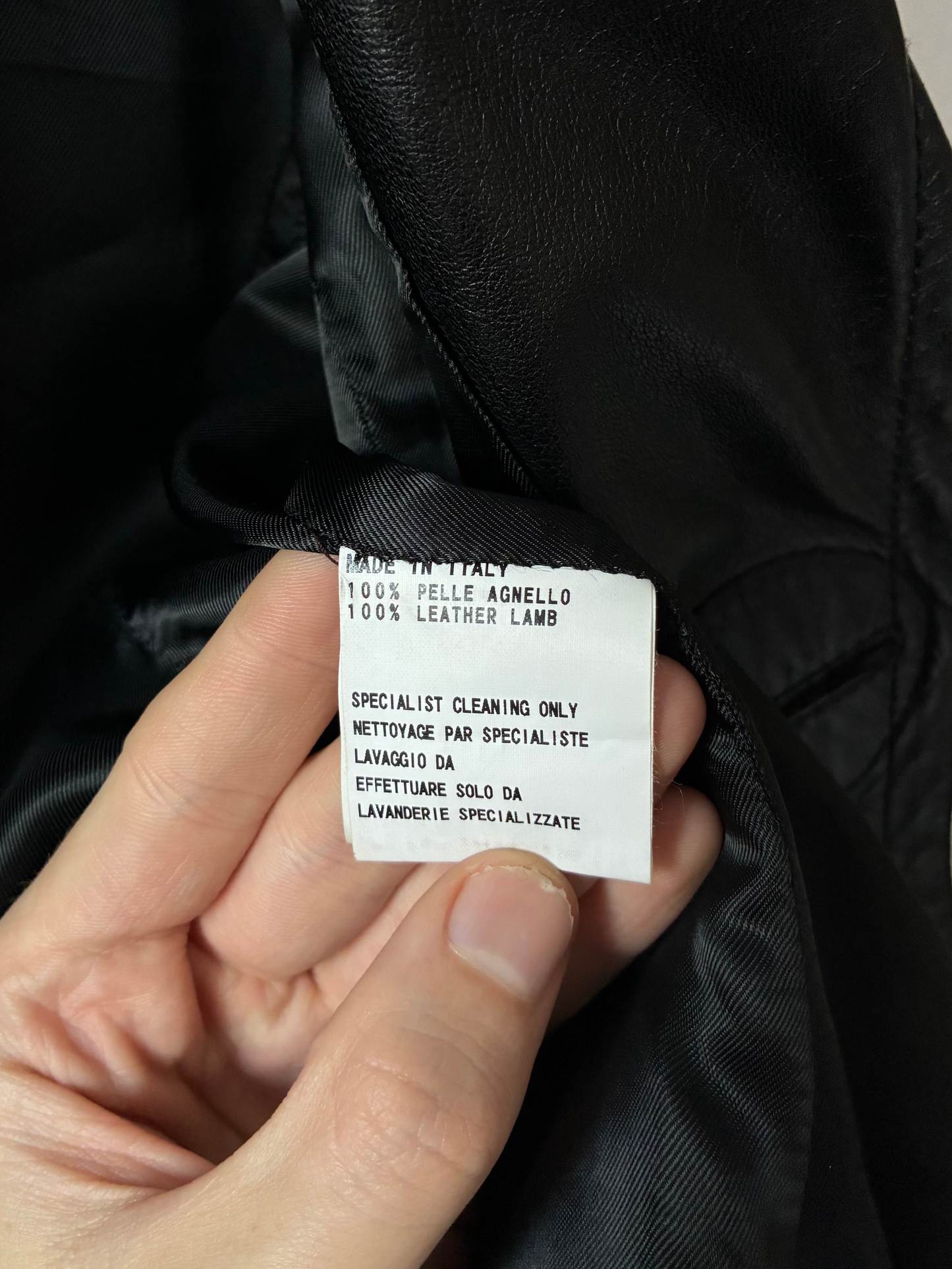 Dirk Bikkembergs SS2004 Leather Blazer