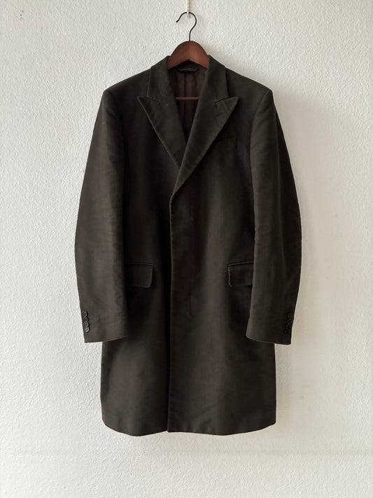 Helmut Lang AW2000 Moleskin Peak Lapel Coat