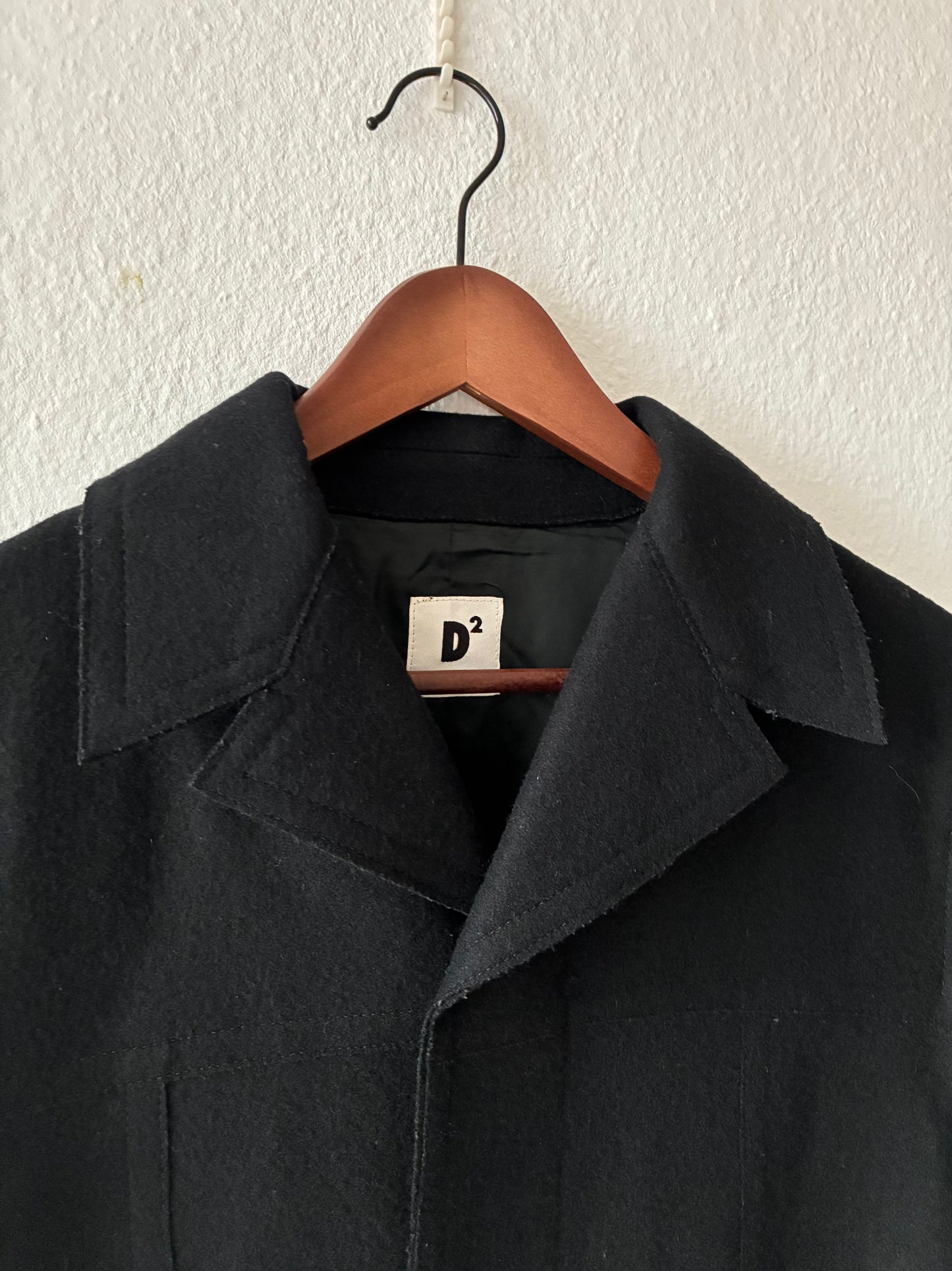 Dsquared2 AW1999 Laser Cut Wool Coat