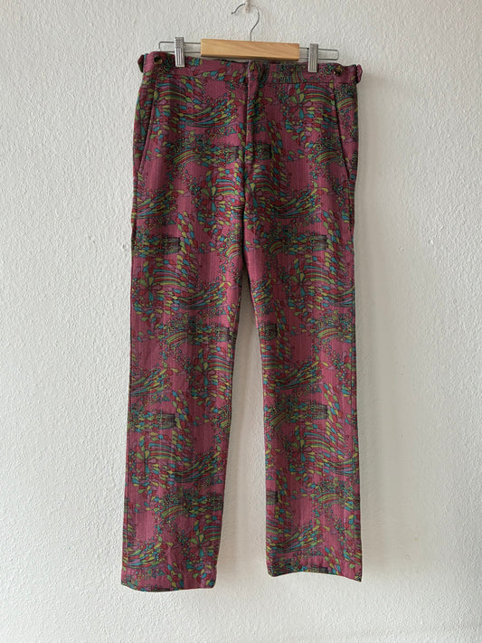 Comme des Garçons Homme Plus AW2001 Psychedelic Wool Pants
